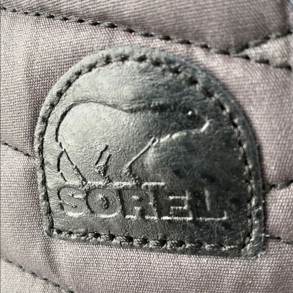 SOREL Black Fur-Lined Lace-Up Waterproof Winter Boots Sz 11 Outdoor Ski Resort - Picture 7 of 16